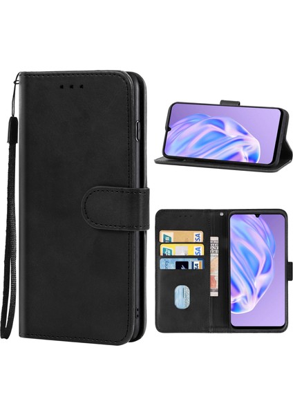 Ulefone Note 6/6p (Siyah) Için Deri Telefon Kılıfı (Yurt Dışından)