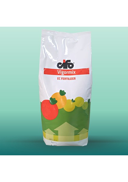 Vigormix - %100 İtalyan Cifo Gübresi- Bitki Gelişimi ve Meyve Kalitesi Artışı Sağlayan NK + Mikro Element Gübresi̇ Harmanlanmış 13,5 - 0 - 5 + (8,5 MgO) +ME EC Fertilizer - 1 kg