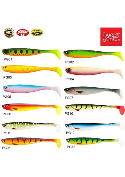 Basara 3D Soft Swim 2.5'' (6.35 Cm) 8p Silikon Yem