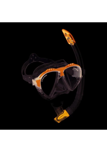 Matrix Maske Gamma Şnorkel Seti CLEAR-BLUE