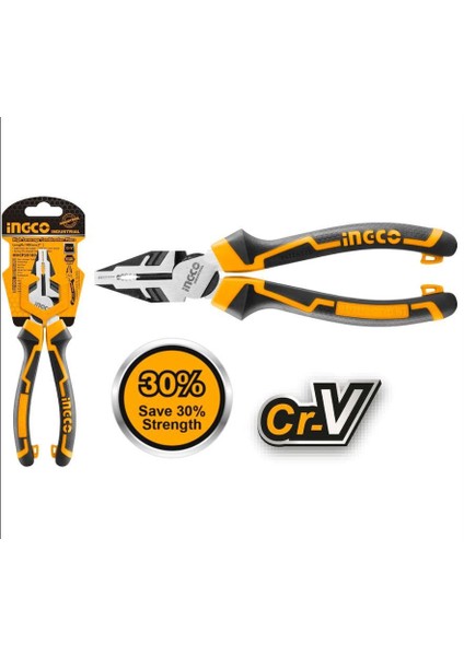 İngco Endüstriyel Kombine Pense 180MM