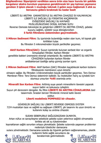 B Özel Seri Su Arıtma Cihazı 11 Aşamalı 8 Lt Tanklı Hazır Sistem fırsatları