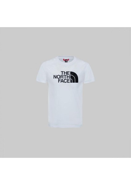 Y S/s Easy Tee Çocuk Beyaz Kısa Kollu Tişört NF00A3P7LA91