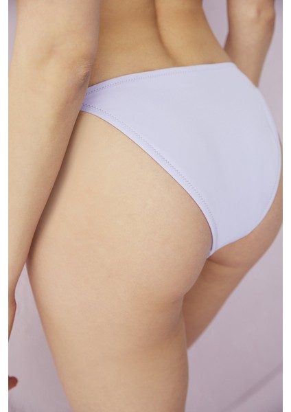 Eflatun Basic Yandan Bağlama Detaylı Bikini Altı fırsatları