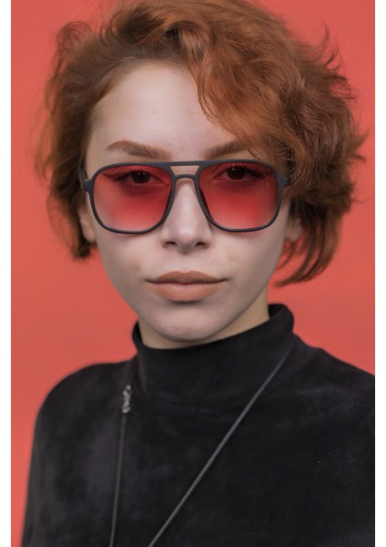 Asgard Matte Black Red Unisex Güneş Gözlüğü modelleri