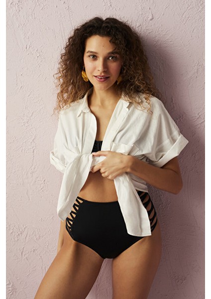 Siyah Basic High Fashion Bikini Altı modelleri