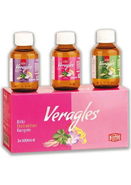 - Veragles Bitki Karışımı Ekstrakt 3 x 100 ml