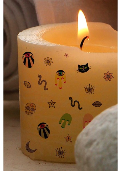 Artikel Ezoterik-2 Tırnak Dövmesi, Tırnak Tattoo, Nail Art, Tırnak Sticker