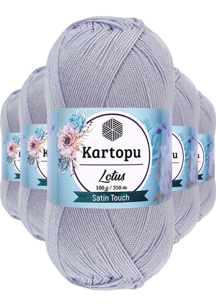5 Adet Lotus Bikini Büstiyer Bluz Örgü Ipi K714 Gri