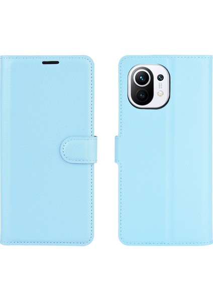 Xiaomi Mi 11 Için Litchi Doku Tutucu ve Kart Yuvaları ve Cüzdan ile Yatay Çevirme Koruyucu Kılıf (Yurt Dışından) fiyatları