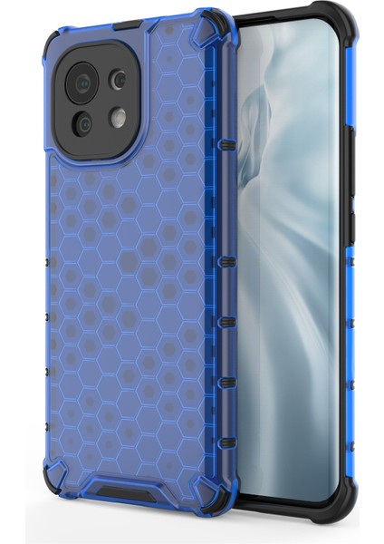 Xiaomi Mi 11 Darbeye Dayanıklı Petek Pc + Tpu Kılıf Için (Yurt Dışından)