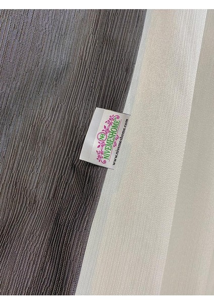 Nivemeshome Beyaz Pırlanta Tül Perde 1/3 Sık Pile modelleri