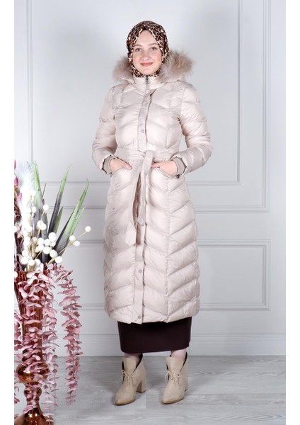 WOMANİA X Jacket Mont 18692 Bej