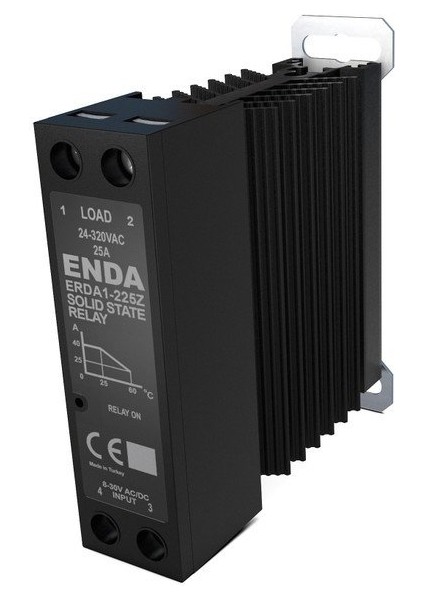 ERDA1-225Z Ray Montaj Ssr 25A Input 8-30V Ac/dc Output 24-320V Ac Enda