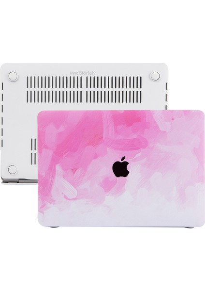 Macbook Pro Kılıf 13inç M1-M2, Paint02 (Type-c'li Model)A2338 A2289 A2251 A1706-08 A1989 A2159 ile Uyumlu