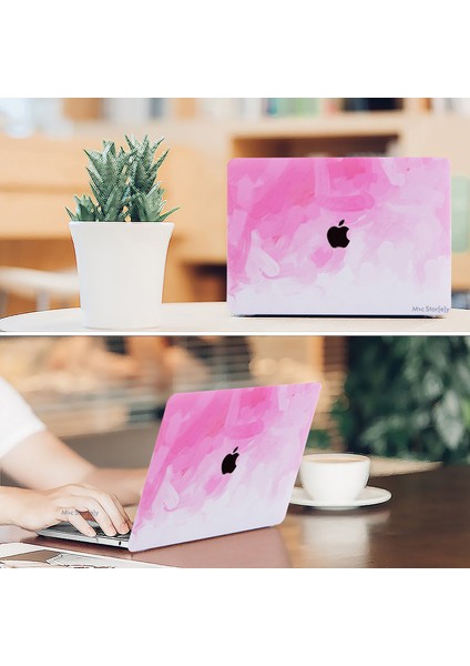 Macbook Pro Kılıf 13inç M1-M2, Paint02 (Type-c'li Model)A2338 A2289 A2251 A1706-08 A1989 A2159 ile Uyumlu