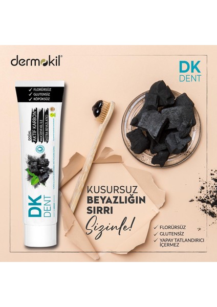 Dk Dent Aktif Karbon Diş Macunu 75 ml