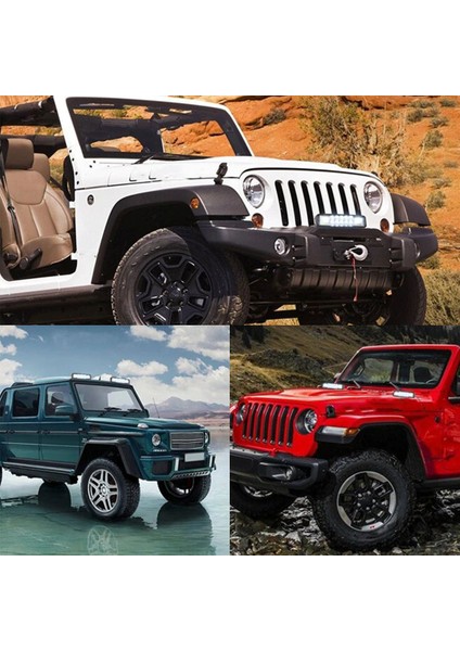 Rolana 60W Çakarlı Motosiklet / Off Road LED Sis Farı Takım fırsatları