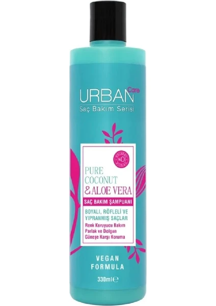 Urban Care Pure Coconut Aloe Vera Saç Bakım Şampuanı 330 ml Vegan