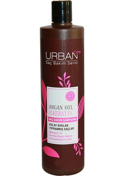 Urban Care Argan Oil ve Keratinli Saç Bakım Şampuanı 330 ml Vegan