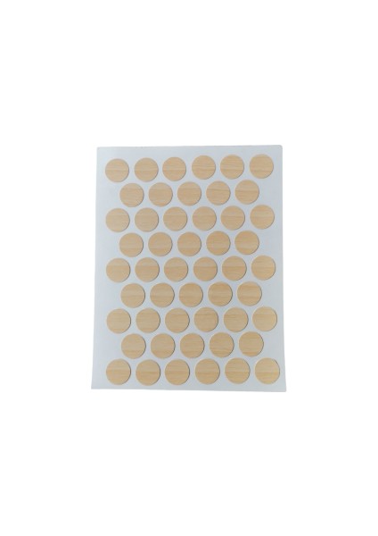 Emirhan Yapışkanlı Mobilya Vida Tapası Vida Kapatıcı Tapa Akçaağaç Renkli ( 100 Adet )