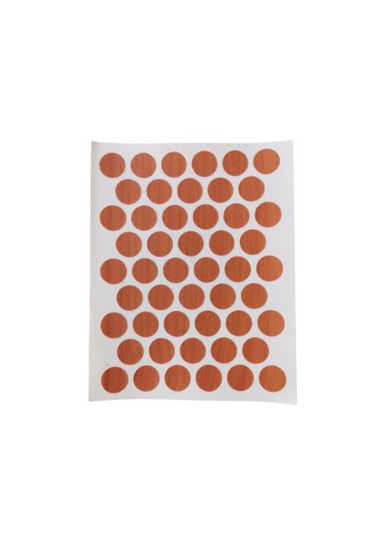 Emirhan Yapışkanlı Mobilya Vida Tapası Vida Kapatıcı Tapa Armut Renkli ( 100 Adet )