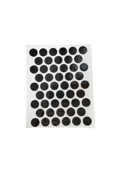 Emirhan Yapışkanlı Mobilya Vida Tapası Vida Kapatıcı Tapa Siyah Renkli ( 100 Adet )