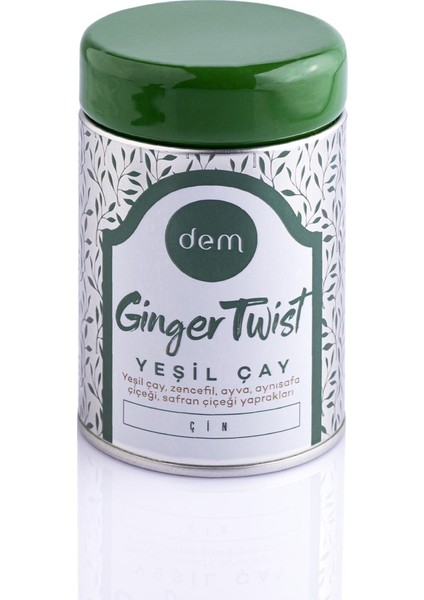 Ginger Twist (Ayvalı Zencefilli Yeşil Çay) 25 gr