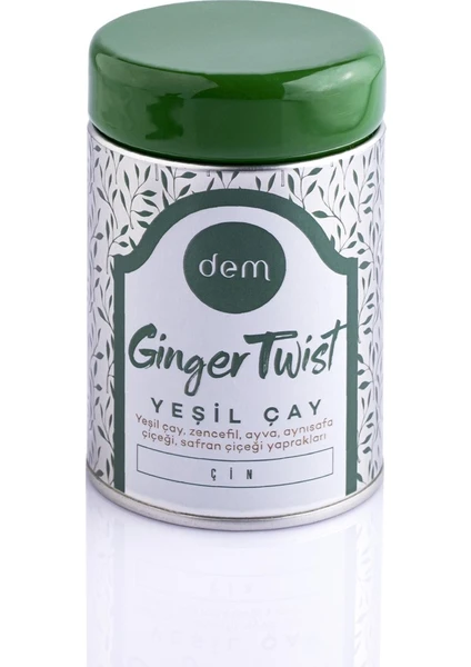 Dem Ginger Twist (Ayvalı Zencefilli Yeşil Çay) 25 gr