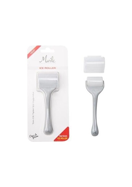 Cilt Sıkılaştırıcı Ice Roller Gri Yüz Masaj Aleti