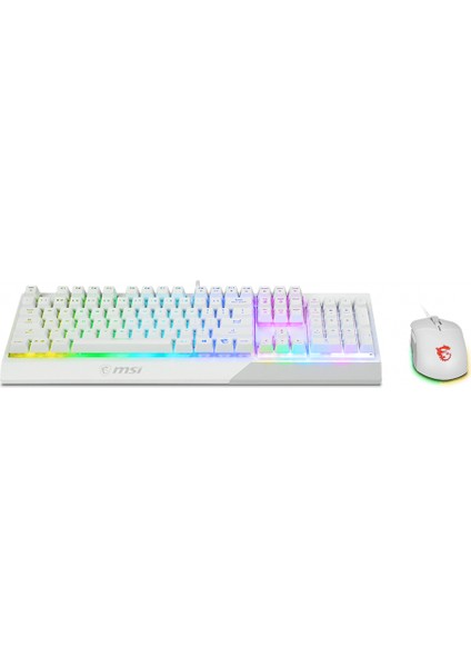 Vigor GK30 Combo White Tr Klavye & Mouse Set Beyaz