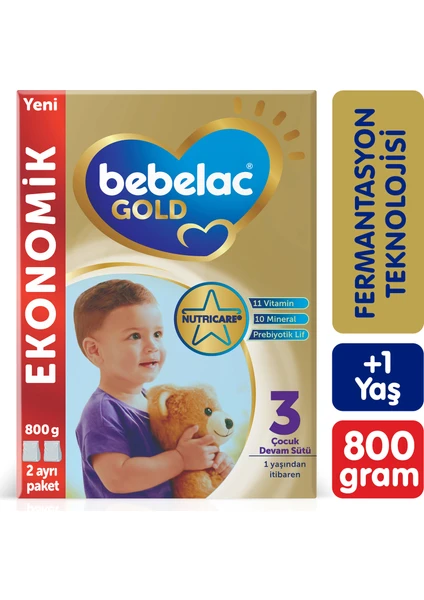 Gold 3 Çocuk Devam Sütü 800 Gr