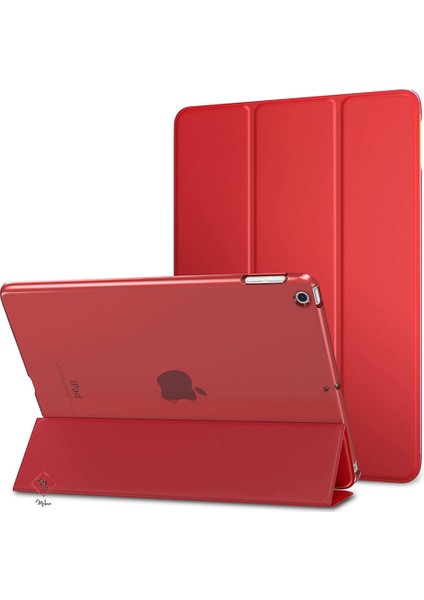 Apple iPad 6. Nesil 9.7 Kılıf Pu Deri Smart Standlı Case A1893 A1954