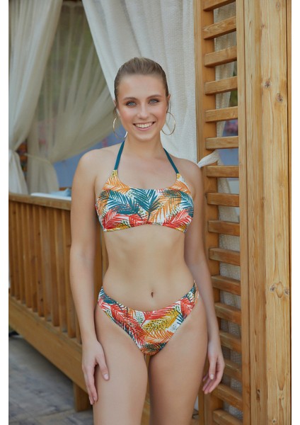 B1517 Ince Askılı Bikini Takımı
