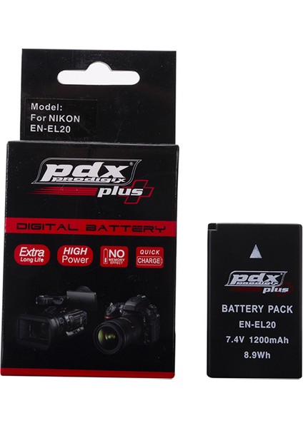 For Nikon ENEL20 Batarya