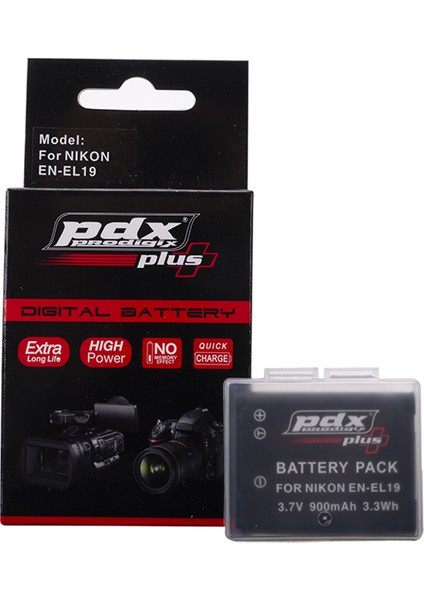 For Nikon ENEL19 Batarya