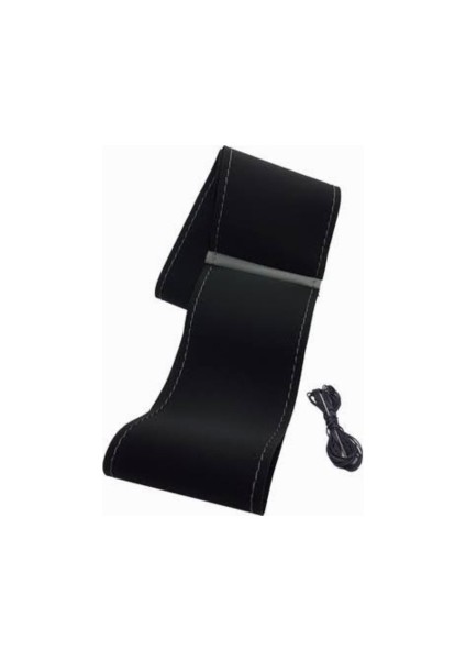 Vw Passat Alkantra Dikmeli Direksiyon Kılıfı Gri Yüzüklü