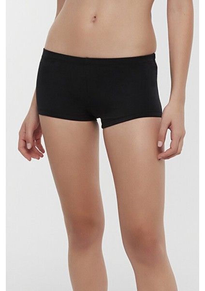 Siyah Basic Boxer Bikini Altı