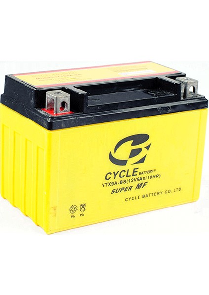 YTX9A-BS Ytx9-Bs 12V 8AH Motosiklet Aküsü