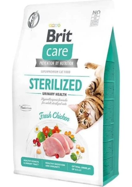 Brit Care Hipoalerjenik Sterilized Urinary Tahılsız Tavuklu Kısırlaştırılmış Kedi Maması 2 kg