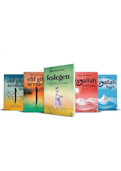 Elif Gibi Sevmek: Dem - Elif Gibi Sevmek: Nefes - Fesleğen - Eyvallah: Birlik Dükkanı - Eyvallah: Seyyah - 5 Kitap - Hikmet Anıl Öztekin