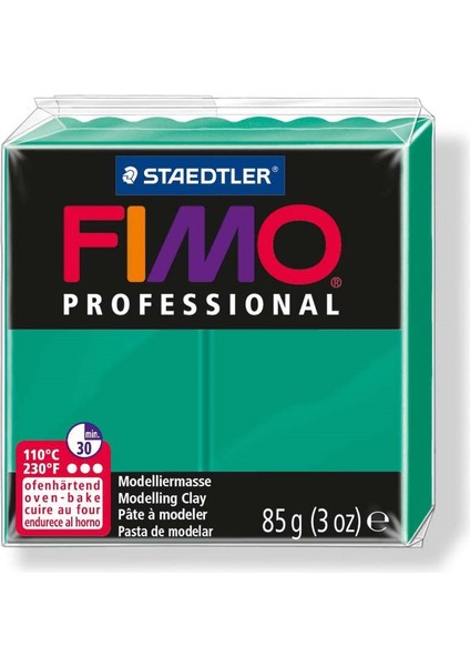 Fimo Professional Polimer Kil 85GR. Yeşil + Gri