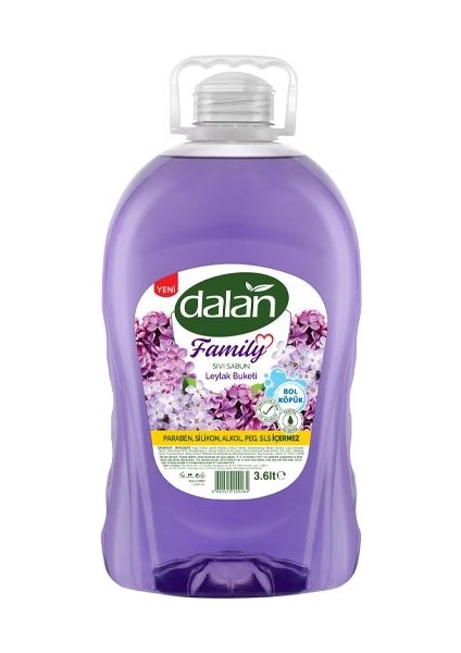 Sıvı Sabun 3 Lt X 4 Adet Leylak