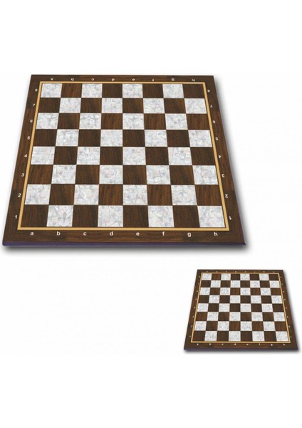 Polyester Sedef Satranç Sehpaları No:4 50X50X1,5 cm