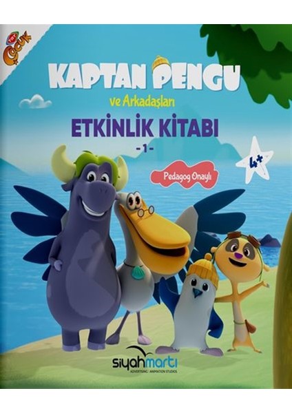 Kaptan Pengu ve Arkadaşları - Etkinlik Kitabı (4+ Yaş) - Hatice Özdemir Tülün