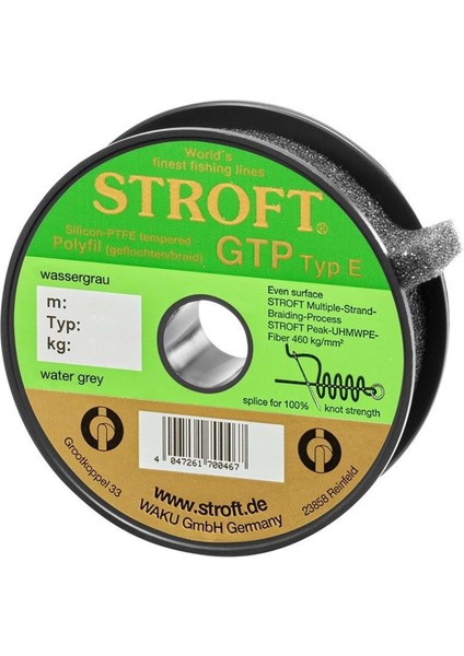Gtp Typ E Örgü Misina Gri 150M E06 - 0,06MM