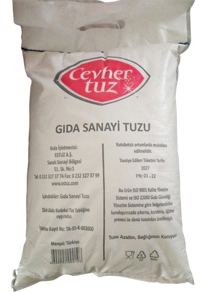 Gıda Sanayi Tuzu 10 kg