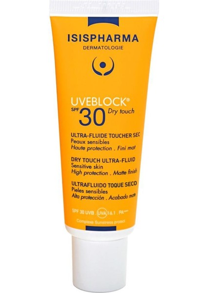 Isıs Pharma Isıspharma Uveblock SPF30 Dry Touch Ultra-Fluid 40 ml