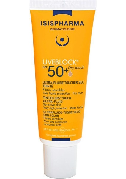 Isıs Pharma Isıspharma Uveblock SPF50+ Tinted Dry Touch Ultra-Fluid-Medium 40 ml