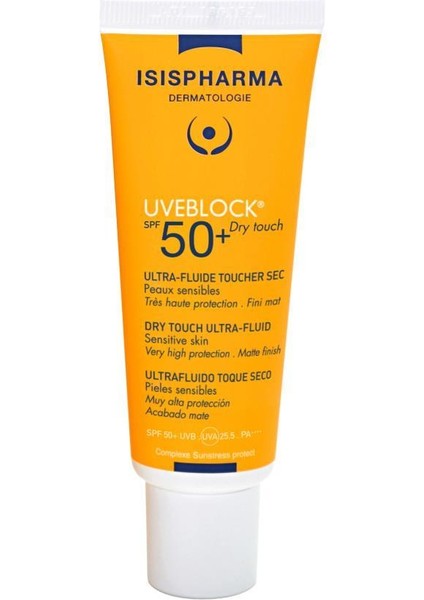 Isıs Pharma Isıspharma Uveblock SPF50+  Dry Touch Ultra-Fluid 40 ml